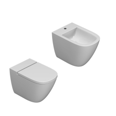 CERAMICA GLOBO Stockholm pacchetto Wc + Bidet da 58 cm