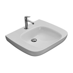 CERAMICA GLOBO Argento lavabo sospeso per disabili