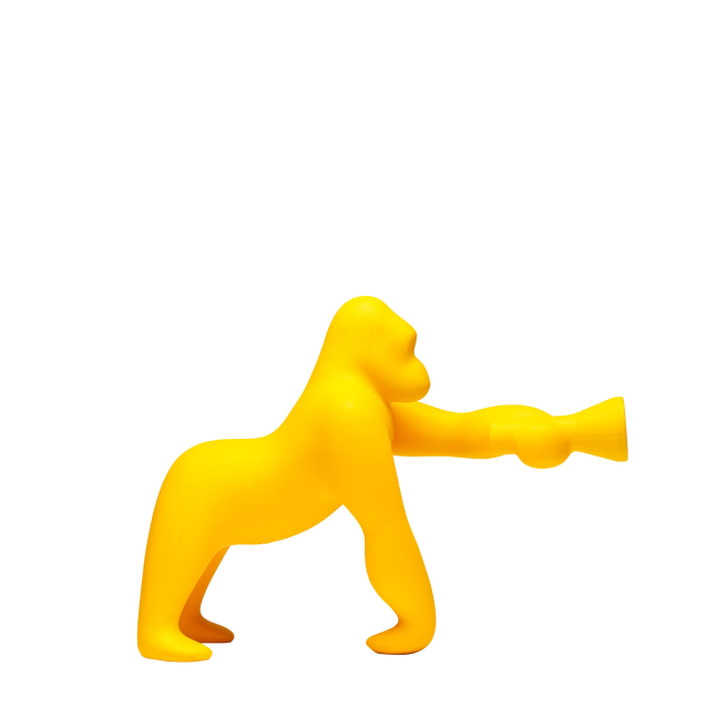 QEEBOO Kong XS lampada gorilla Yellow