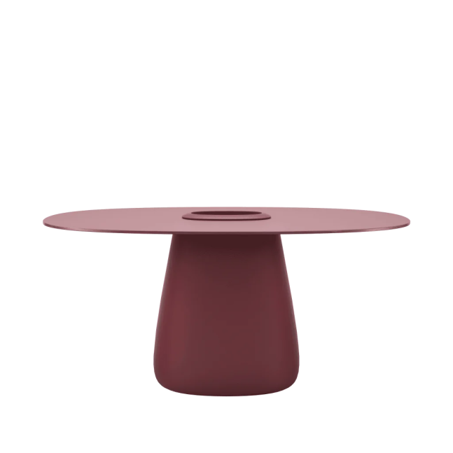 QEEBOO Cobble Table HPL Bucket tavolo con base centrale 160 cm