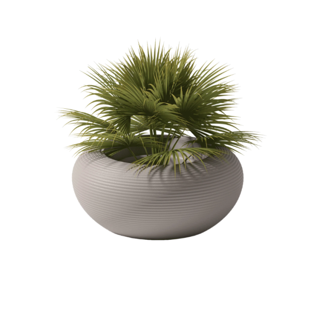 QEEBOO Nami Planter Dove Grey