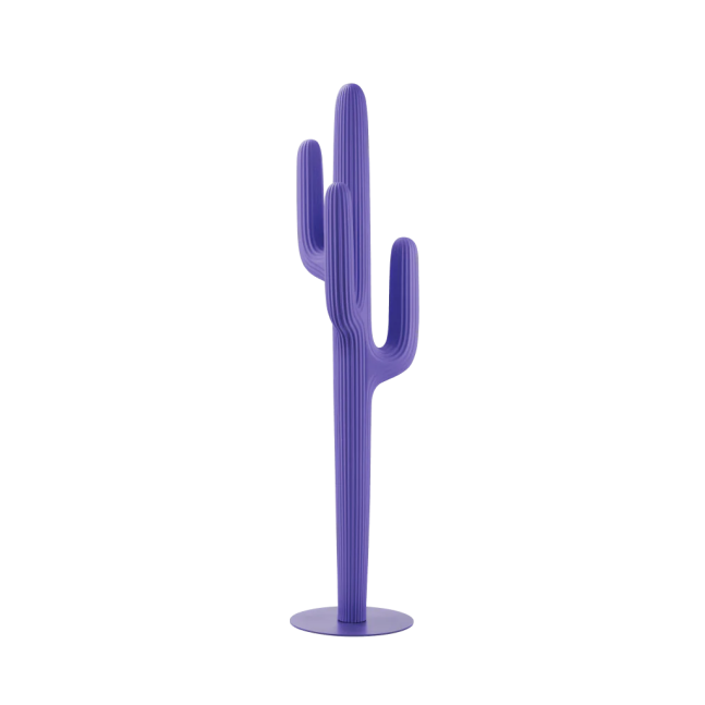 QEEBOO Saguaro Coat Rack Outdoor Blue Violet