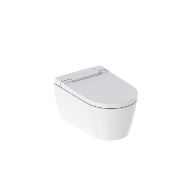 GEBERIT AquaClean Sela vaso sospeso con bidet integrato stondato