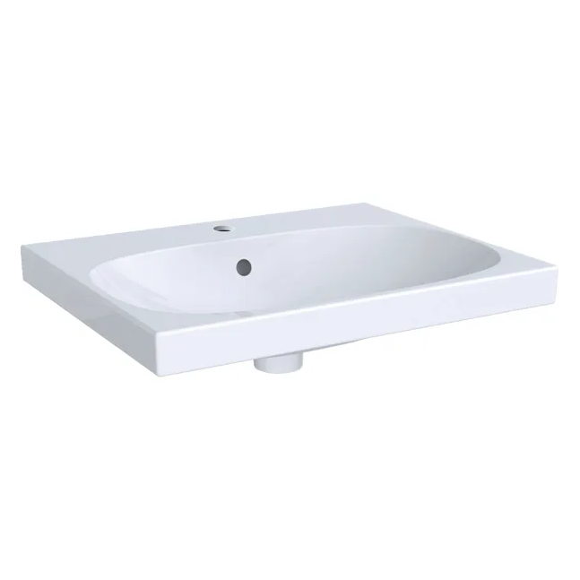 GEBERIT Acanto lavabo sospeso monoforo 60 cm