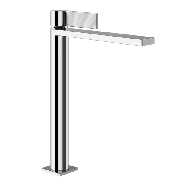 GESSI Inverso Rigato miscelatore alto per lavabo Warm Bronze