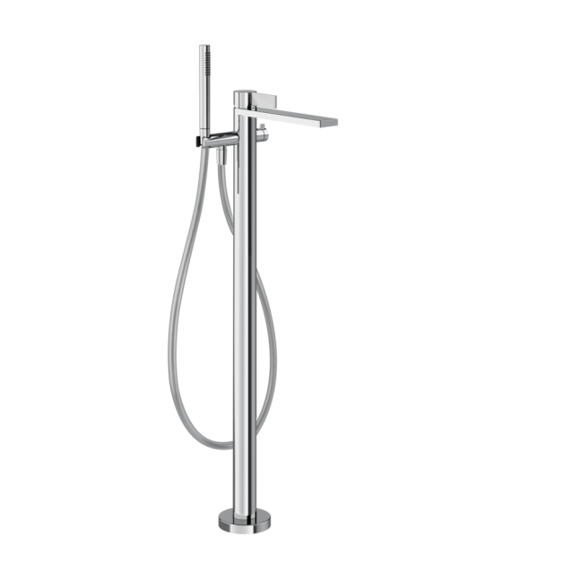 GESSI Inverso Rigato miscelatore piantana per vasca Warm Bronze