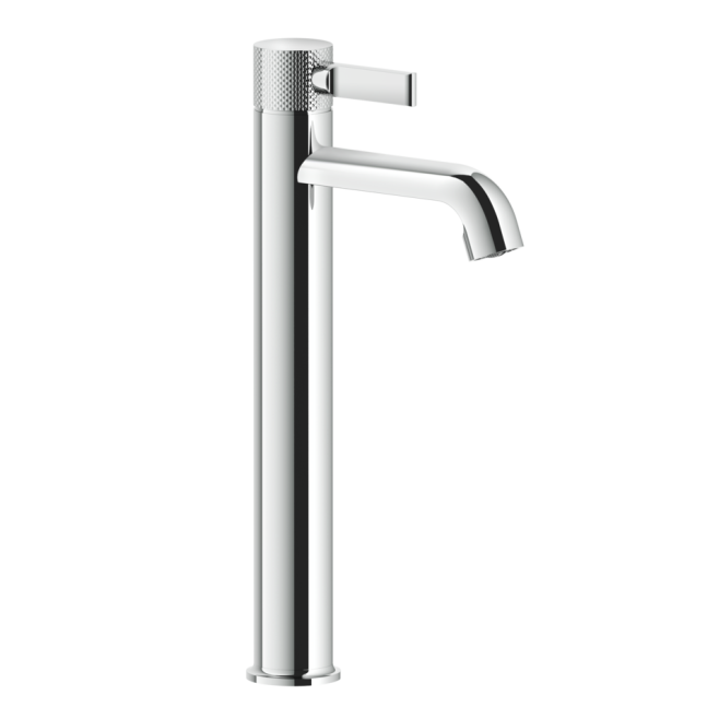 GESSI Inciso miscelatore alto per lavabo BLACK METAL BRUSHED