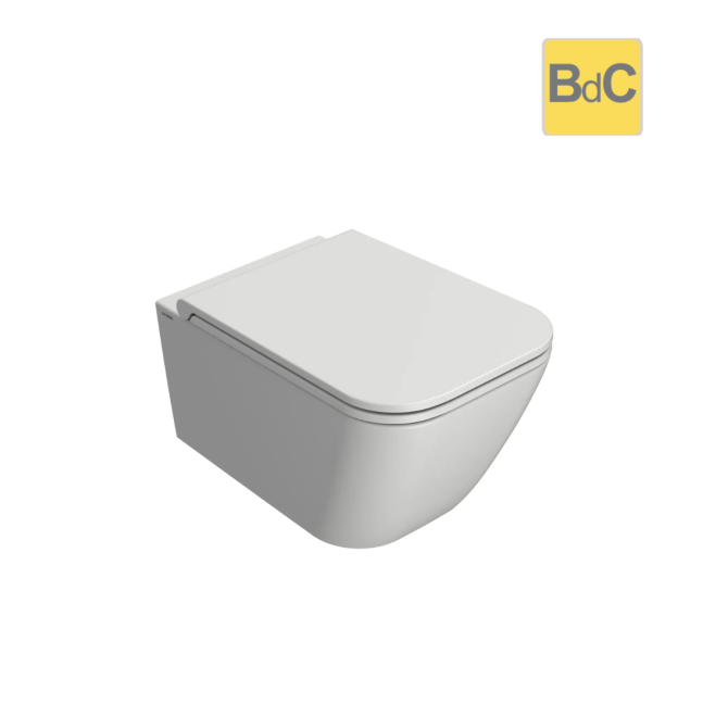 CERAMICA GLOBO Stone wc sospeso Rimless da 52 cm Bagno di Colore