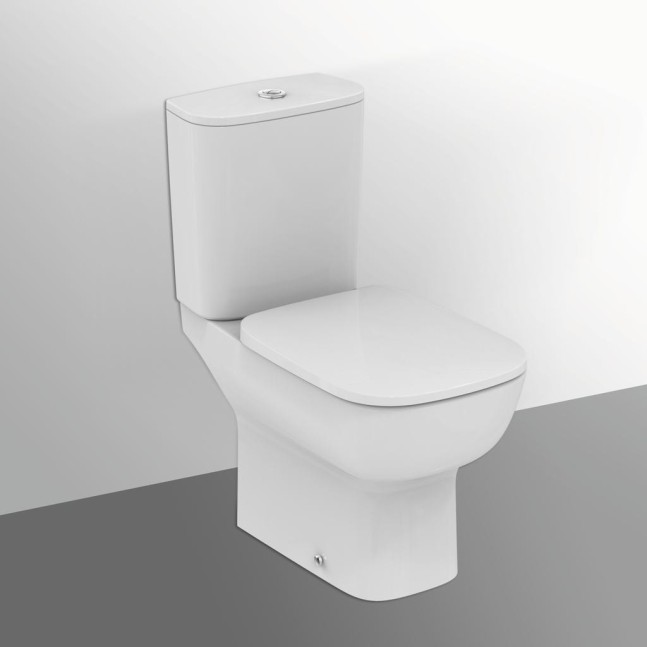 Sostituzione Sedile Wc Ideal Standard.Wc Monoblocco Ideal Standard Esedra Con Copriwater Bagnolandia