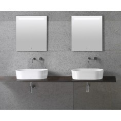 Lavabo da appoggio Display cm 75x40 di Ceramica Globo DI075.BI